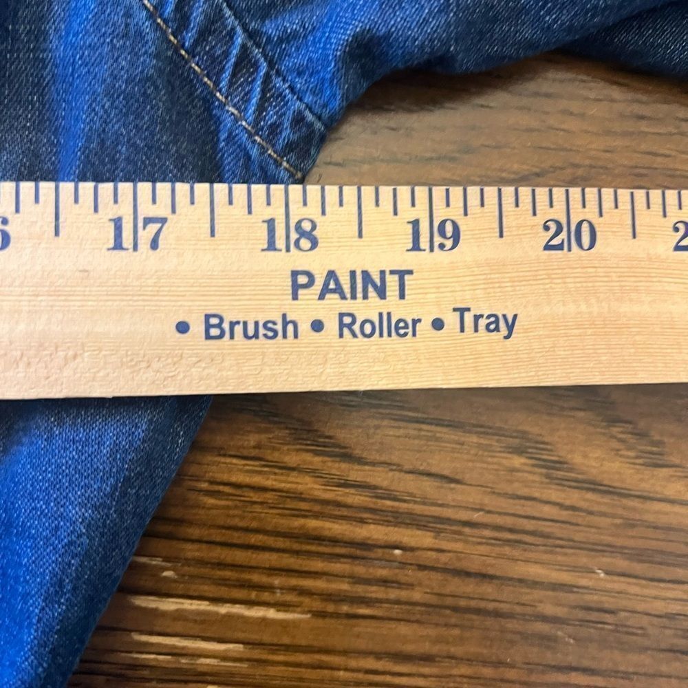 Ralph Lauren Black Label LAUREN Women's Belted Denim Button Down.  Shirtdress - Picture 8 of 9